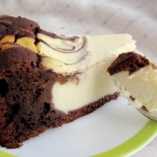 Шоколадно-творожный торт «День и ночь»