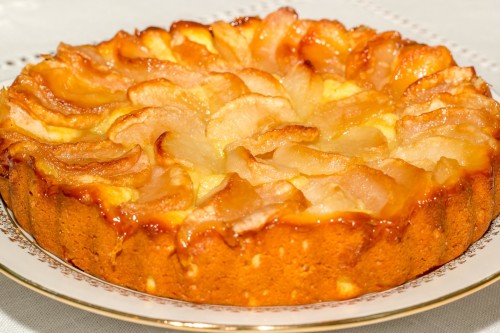 Яблочный Пирог Песочное Тесто Фото Рецепт