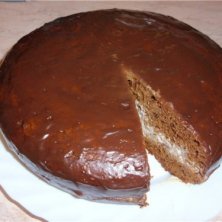 Шоколадный торт на кефире «Негр в пене»